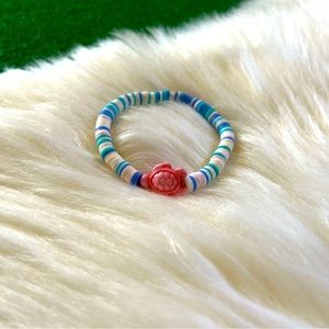 NEW Handmade Brand New Summer Surfer Bracelet Trendy Pink Turtle